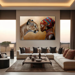 Whispers of the Wild Soul Canvas Wall Art Print And Mounted