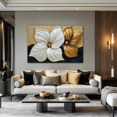 Baroque Blooming Canvas Wall Art Print And Mounted